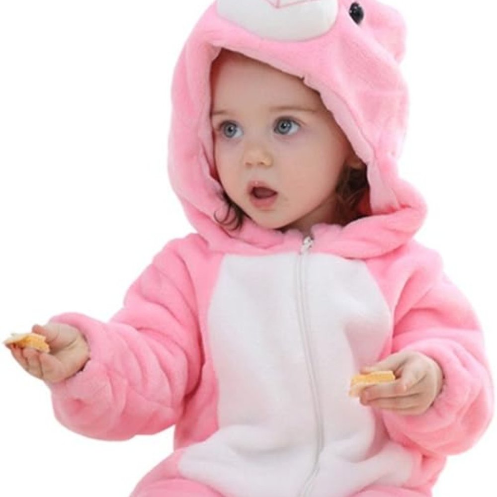 Rabbit Costume for Infant - Cozy and Adorable Winter Outfit for Baby - Picture 2 of 5